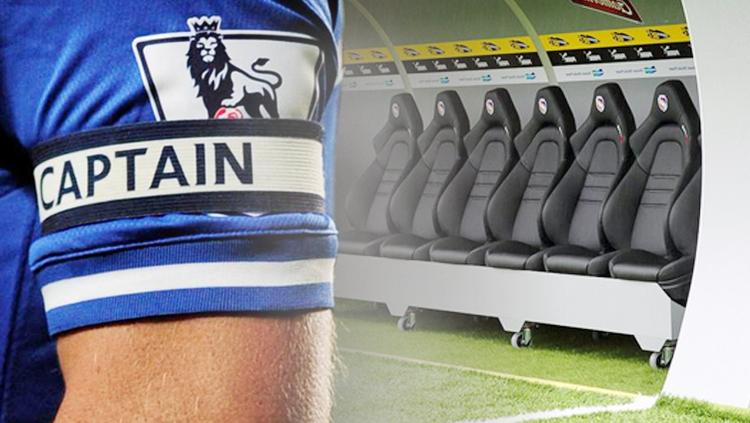 Bangku Cadangan dan Ban Kapten. - INDOSPORT