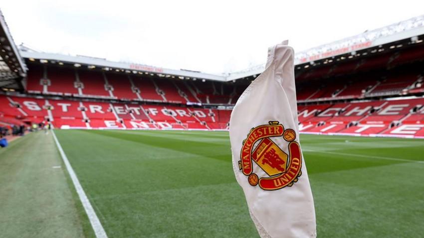 Indosport - Bendera Manchester United.