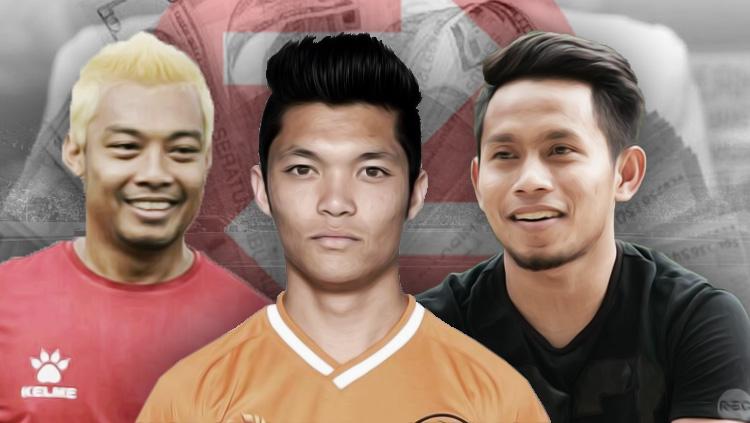 Indosport - Hamka Hamzah, Samuel Nainggolan, dan Andik Vermansah.