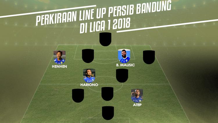 Indosport - Starting Persib Bandung.
