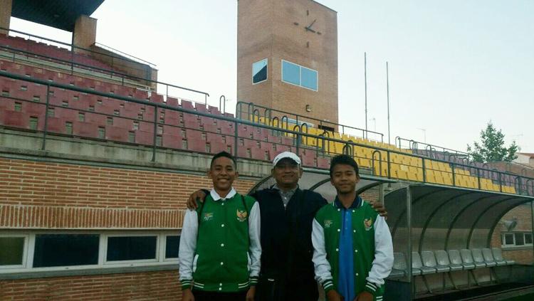 Indosport - Syukran Arabia Samual dan Andrian Rusdianto.