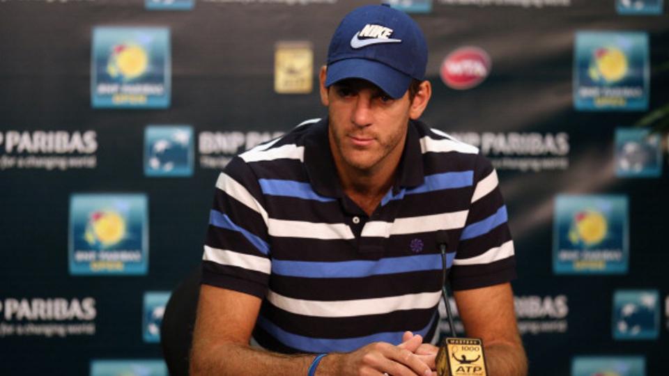 Petenis rangking 15 ATP Juan Del Potro,, Kamis (11/09/14), mengaku kecewa bakal absen di turnamen tenis yang bakal berlangsung di asia dan eropa akibat belum tuntasnya pemulihan cederanya. - INDOSPORT