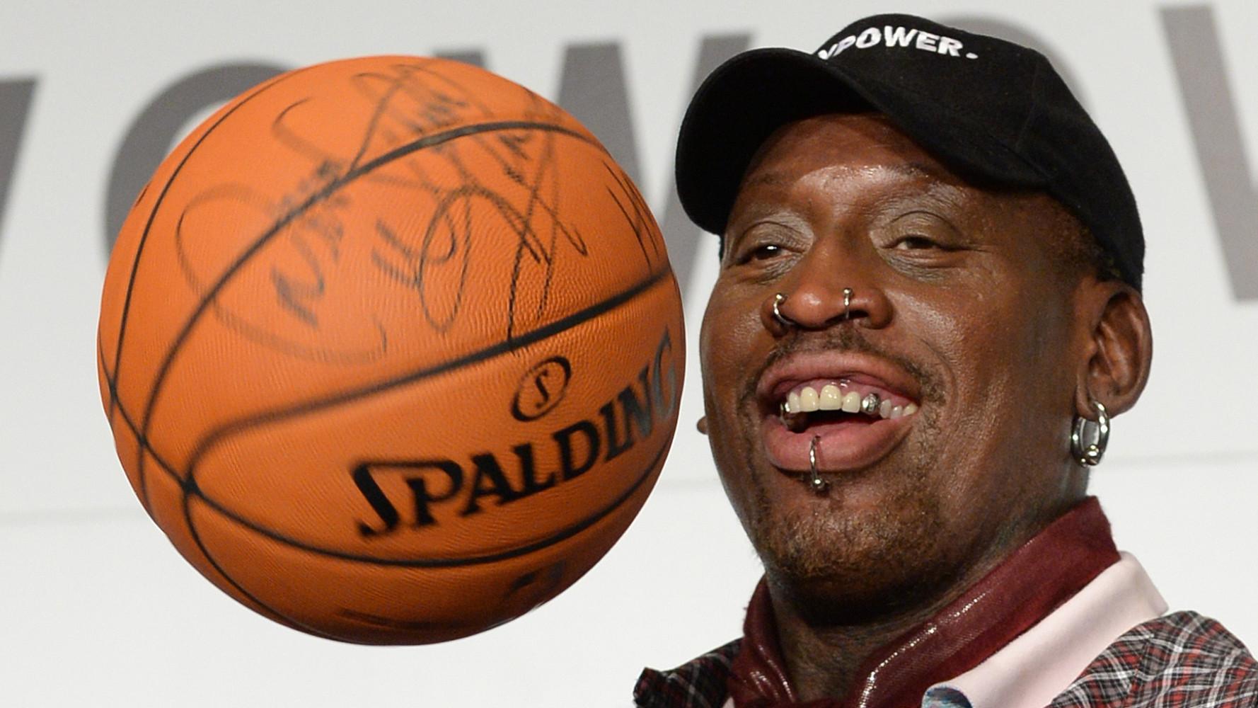 Mantan bintang Chicago Bulls, Dennis Rodman. - INDOSPORT