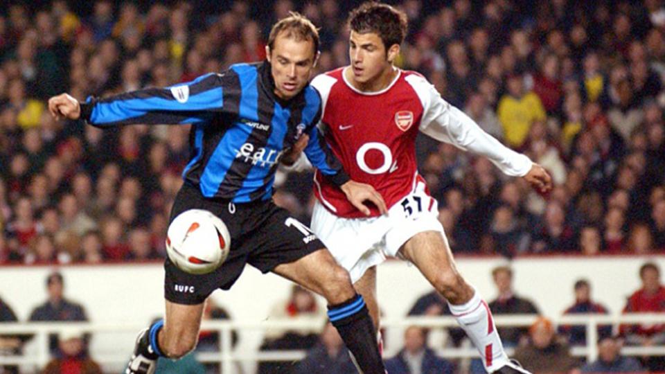 Cesc Fabregas ketika masih membela Arsenal. - INDOSPORT