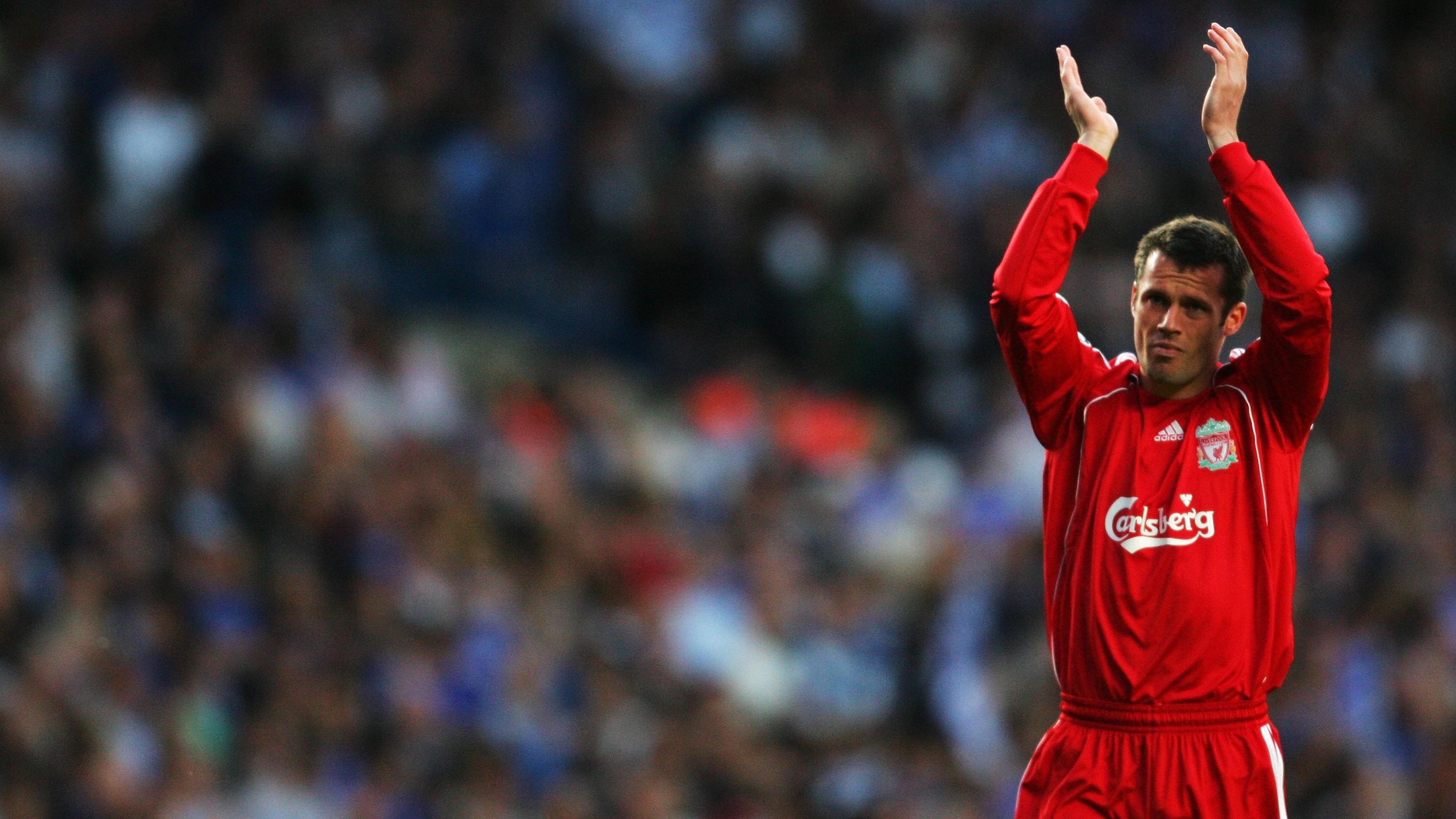 Jamie Carragher saat masih aktif menjadi pemain. - INDOSPORT