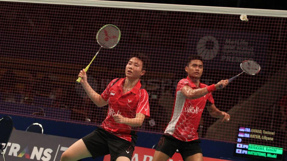 Ganda campuran Indonesia, Tontowi Ahmad/Lilyana Natsir. - INDOSPORT
