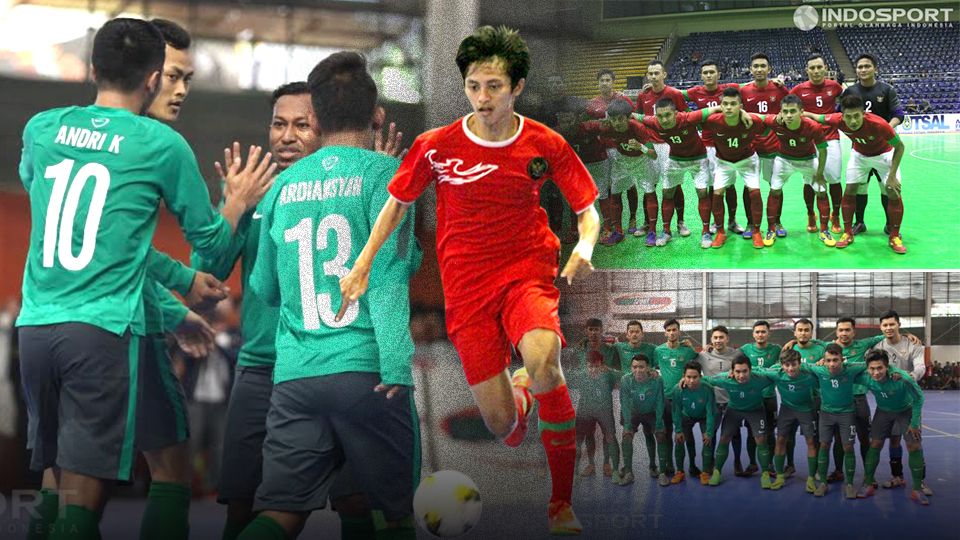 Timnas Futsal Indonesia. Copyright: Indosport/Herry Ibrahim