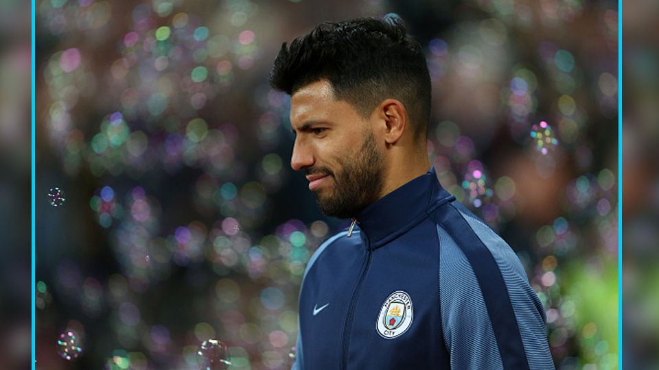 Striker Man City, Sergio Aguero. Copyright: Catherine Ivill/GettyImages