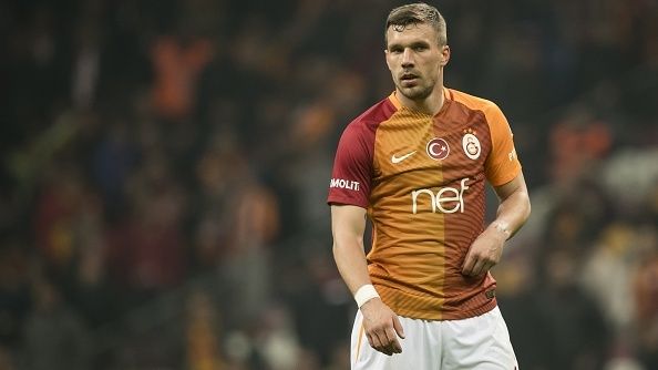 Lukas Podolski saat berseragam Galatasaray Copyright: © Internet