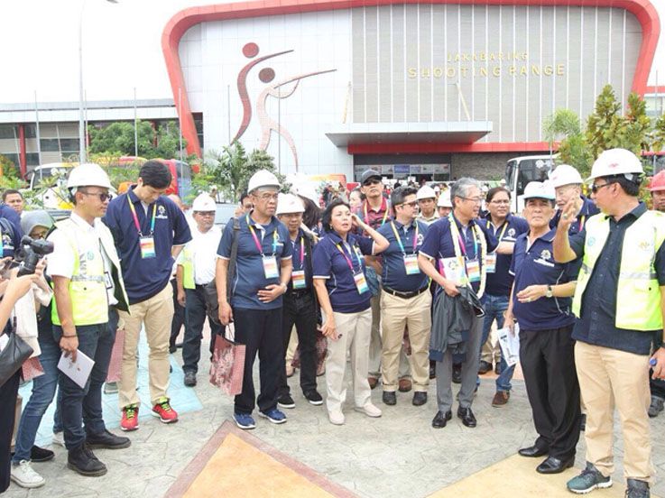 OCA dan INASGOC memantau persiapan Asian Games 2018 Copyright: Humas INASGOC