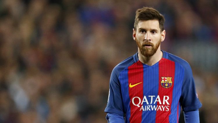 Megabintang Barcelona, Lionel Messi. Copyright: VI Images via Getty Images