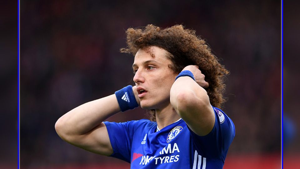 Bek tengah Chelsea dan Brasil, David Luiz. Copyright: © Laurence Griffiths/GettyImages