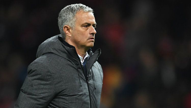 Pelatih Manchester United, Jose Mourinho. Copyright: Laurence Griffiths/Getty Images