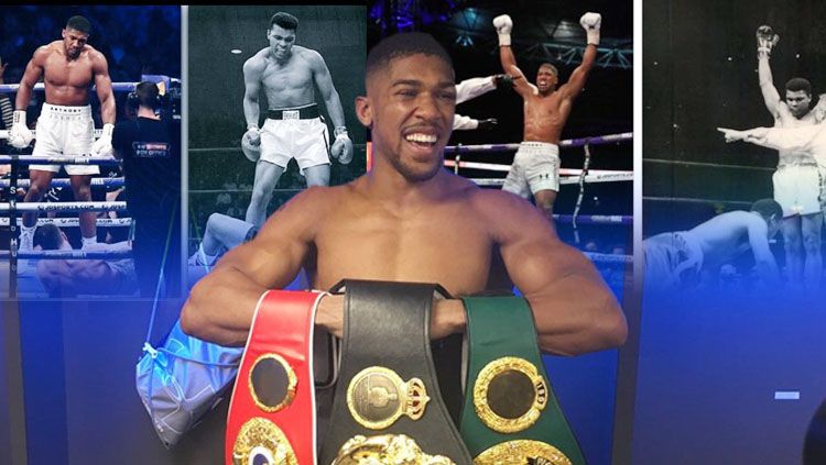 Anthony Joshua. Copyright: © INDOSPORT/Getty Images