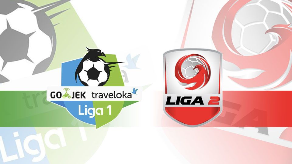 Liga 1 dan Liga 2 Copyright: Grafis:Yanto/Indosport/Internet