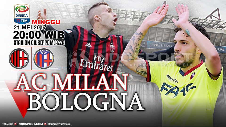 Prediksi AC Milan vs Bologna. Copyright: Grafis:Yanto/Indosport/Getty Images