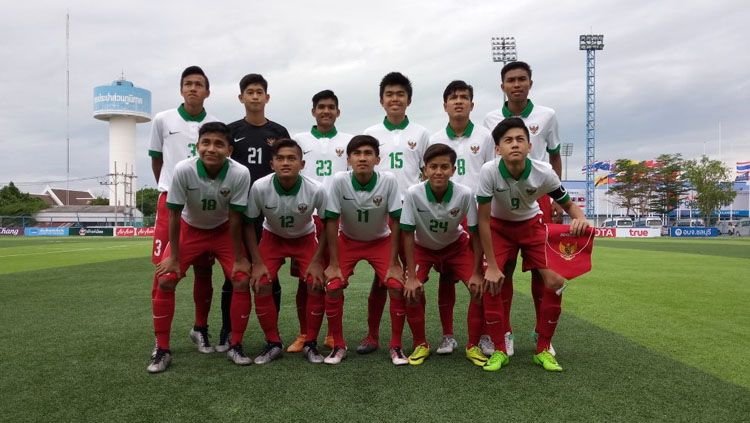 Skuat Timnas Indonesia U15. Copyright: Twitter@pssi__fai