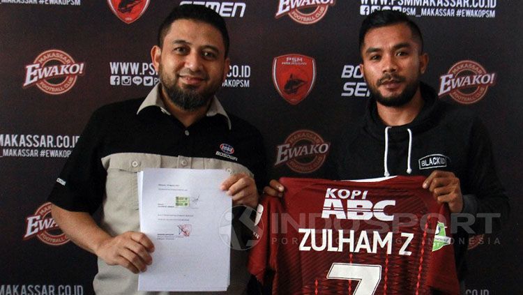 Zulham Zamrun (PSM Makassar) Copyright: © Muhammad Nur basri/Indosport.com