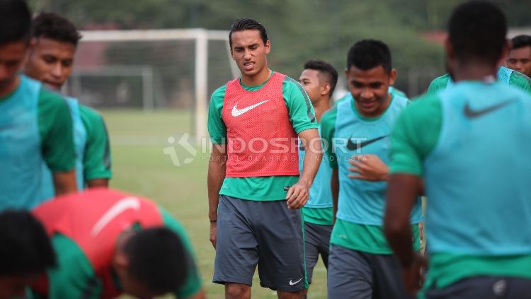 Latihan terakhir Timnas U-22. Copyright: © Herry Ibrahim/Indosport.com