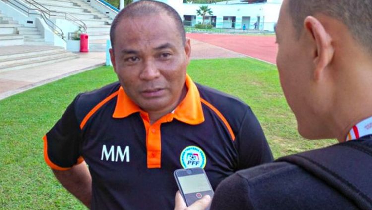Pelatih Timnas Filipina, Marlon Maro. Copyright: © Istimewa