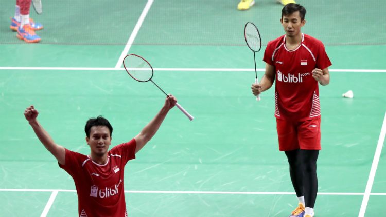 Mohammad Ahsan/Rian Agung Saputro. Copyright: © Humas PBSI