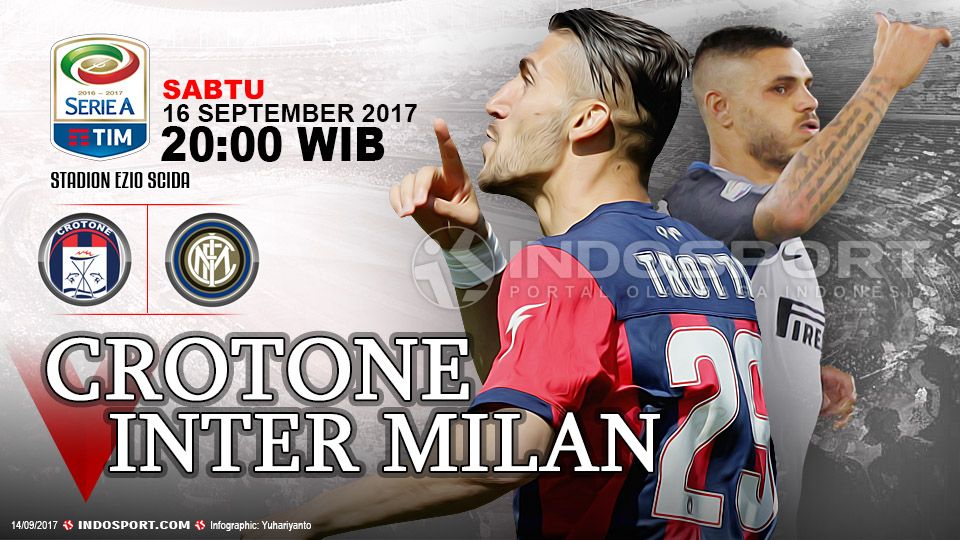 Prediksi Crotone vs Inter Milan. Copyright: © Grafis:Yanto/Indosport/com