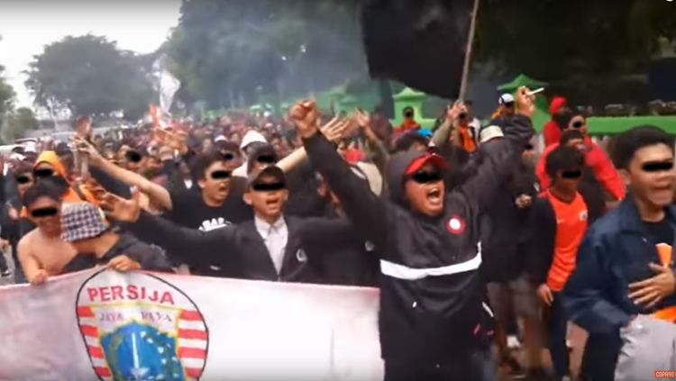 Pendukung Persija Jakarta. Copyright: © Copa90
