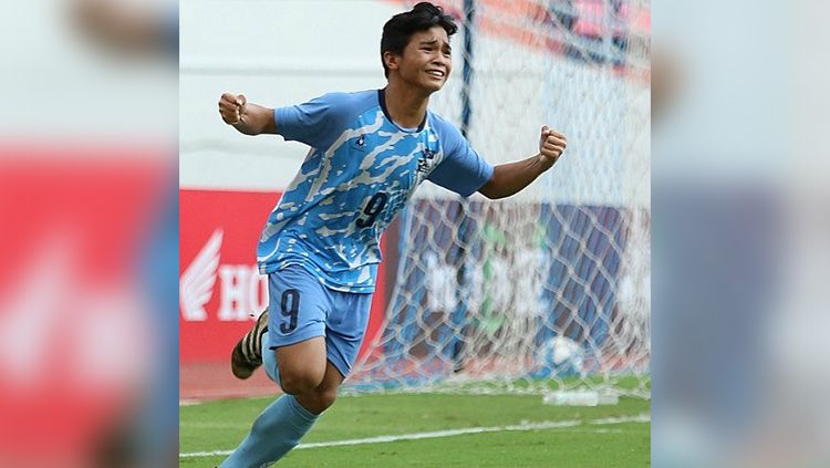 Pencetak gol perdana Kepulauan Mariana Utara ke gawang Timor Leste, Ian Karl Maniago. Copyright: © Instagram