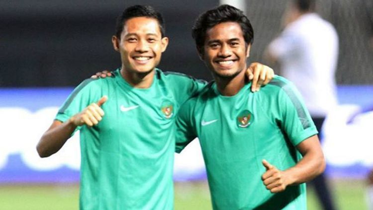 Evan Dimas dan Ilham Udin Armaiyn. Copyright: Â© Instagram/evhandimas