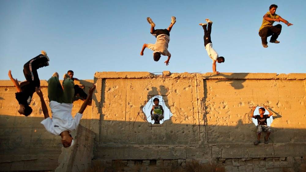 Parkour kini sudah populer di berbagai negara. Copyright: INTERNET