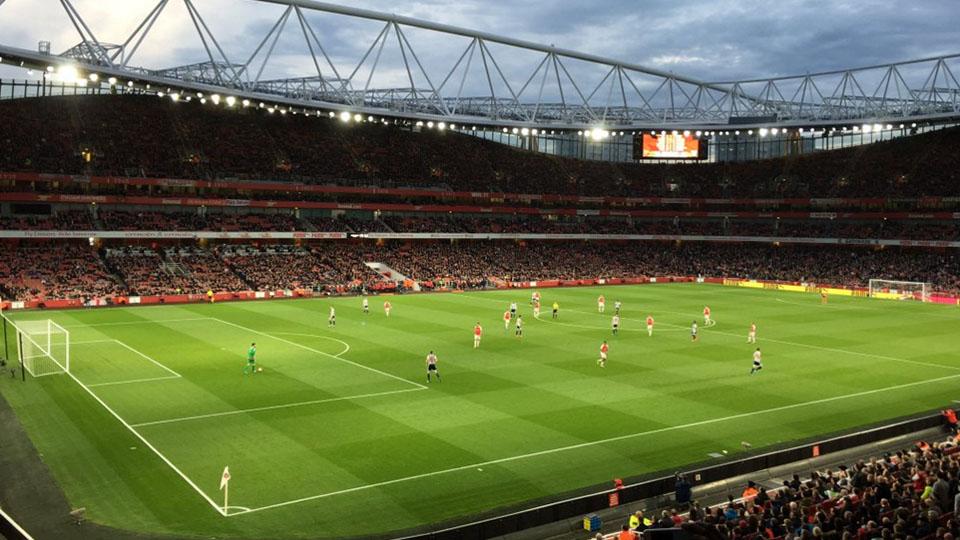 Stadion Emirates sepakbola yang terletak di Ashburton Grove, Holloway, London utara. Copyright: INTERNET