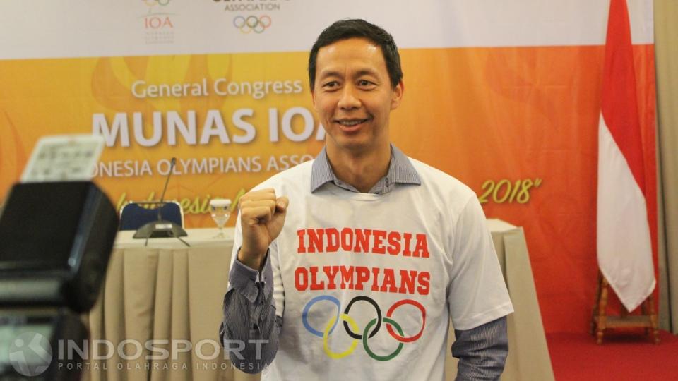 Ketua Umum terpilih Imdonesia Olympians Association (IOA), Richard Sam Bera. Copyright: Herry Ibrahim/INDOSPORT