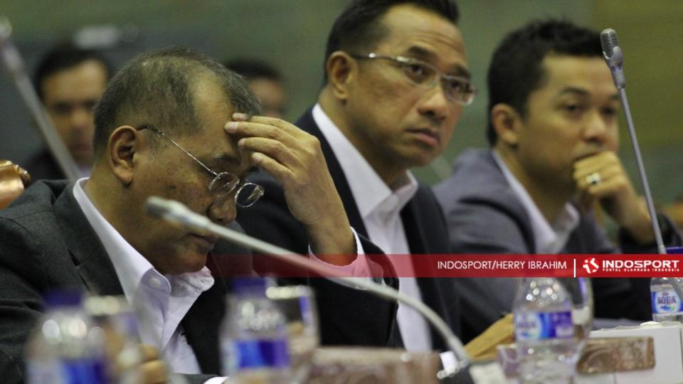Ketua Satlak Prima Achmad Sutjipto, Wakil Ketua IV Lukman Niode dan Wakil Ketua III Satlak Prima Taufik Hidayat