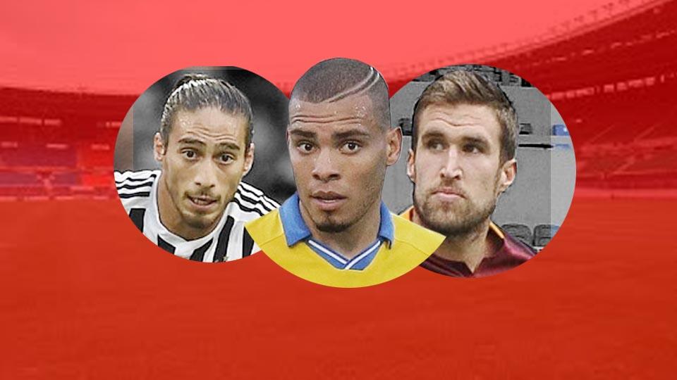 Maurides (tengah), Martin Caceres (kiri) dan Kevin Strootman - INDOSPORT