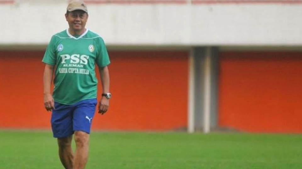 Pelatih PSS Sleman, Hery Kiswanto Copyright: INTERNET