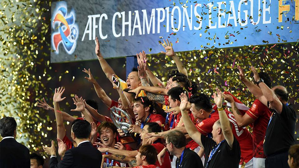 Skuat Guangzhou Evergrande saat juarai AFC Champions League Copyright: INTERNET