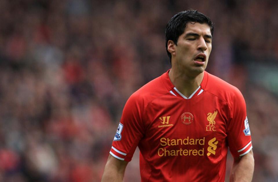 Luis Suarez ketika masih berkostum Liverpool. Copyright: INTERNET