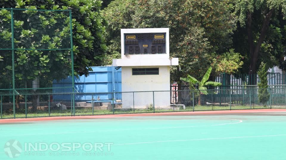 Papan nilai yang kabarnya sudah tidak berfungsi.