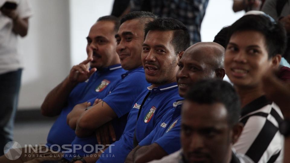 Ki-ka: Empat pemain Primavera Baretti Imam Nahumarury, Indrianto Nugroho, Supriyono dan Alex Pulalo.