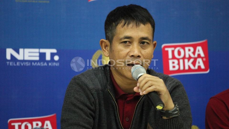 Asisten pelatih Arema, Joko Susilo. Copyright: Herry Ibrahim/INDOSPORT