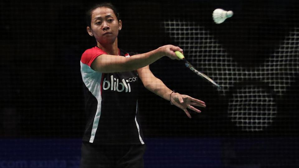 Maria Febe Kusumastuti dikalahkan tunggal putri asal Hong Kong, Cheung Ngan Yi, dengan skor 18-21, 21-19, 9-21.