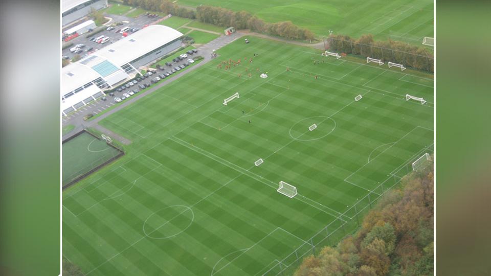 Carrington,tempat latihan Manchester United. Copyright: INTERNET