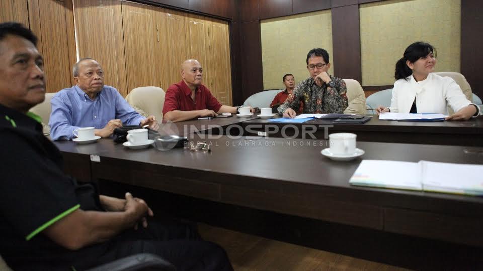 Suasana diskusi penandatanganan MoU BOPI dan PT GTS.