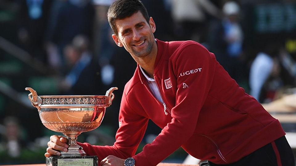 Petenis asal Serbia, Novak Djokovic juara Prancis Terbuka 2016.