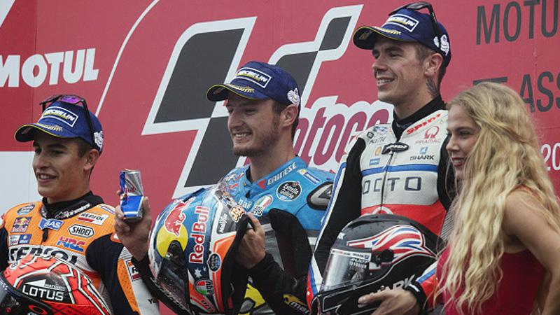 Marc Marquez, Jack Miller dan Scott Redding Copyright: Internet