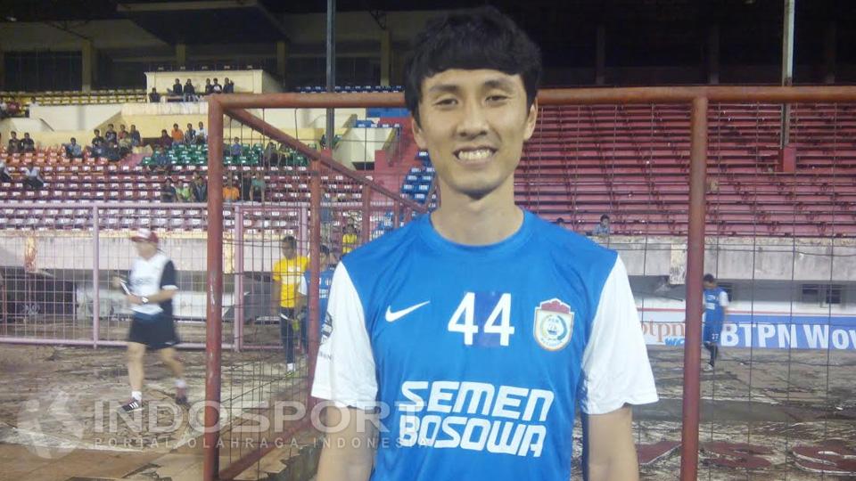 Kwon Jun, Pemain asal Korea Selatan pernah memperkuat tim Juku eja pada musim IPL 2011. Jumat, (24/06/16). Copyright: Muhammad Nur basri/INDOSPORT