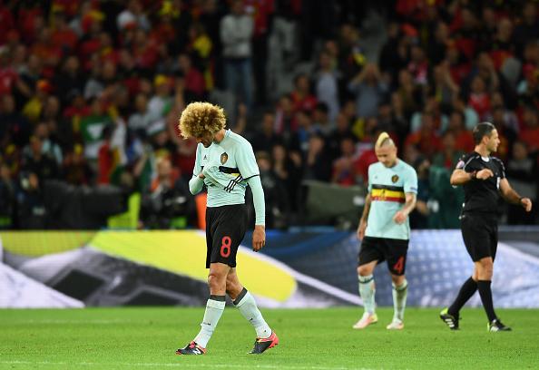 Marouane Fellaini tidak bisa bermain untuk timnas Belgia karena cedera. - INDOSPORT
