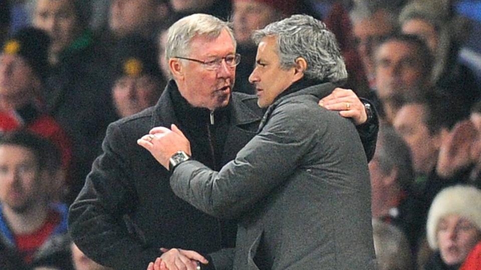 Jose Mourinho dan Sir Alex Ferguson Copyright: Internet