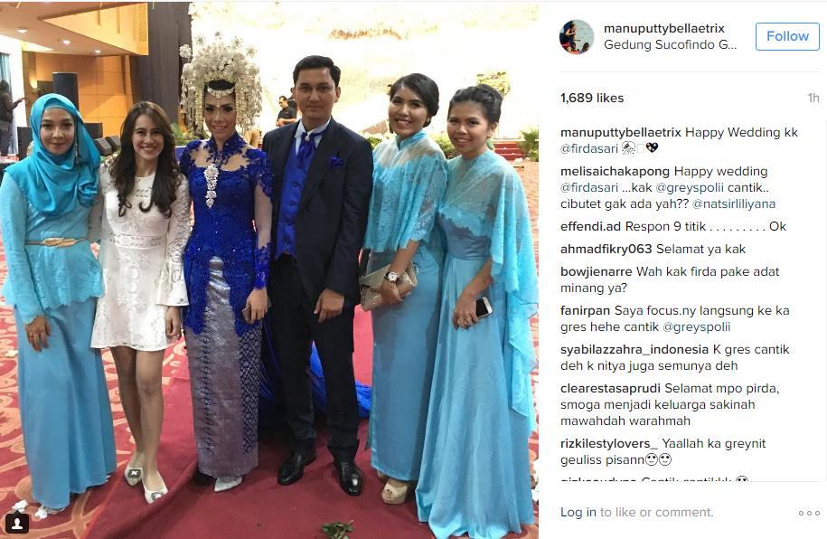Foto Sejumlah Pebulutangkis Tampil Cantik Di Pernikahan Firdasari Indosport