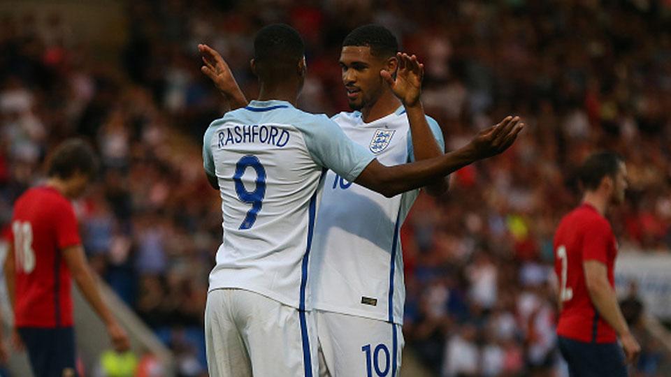 Marcus Rashford dan Ruben Loftus-Cheek. Copyright: internet